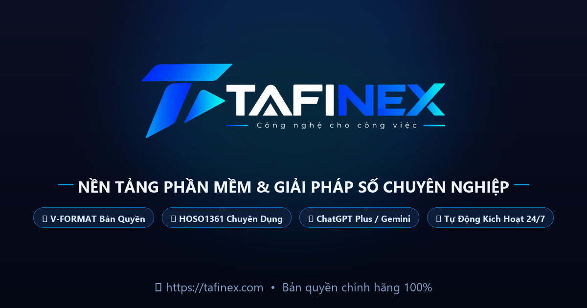 Ảnh xem trước TAFINEX cung cấp các giải pháp công nghệ văn phòng